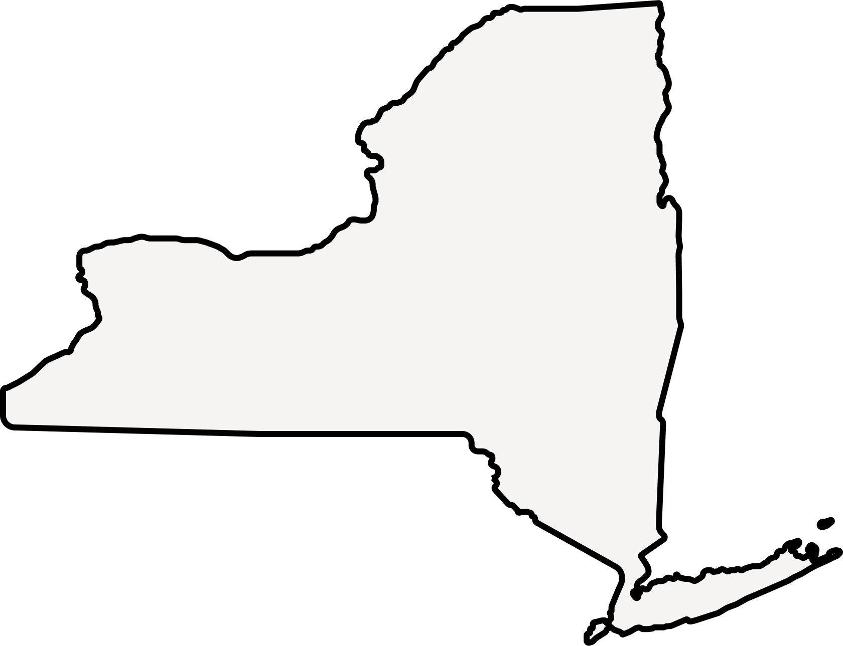 Map of New York